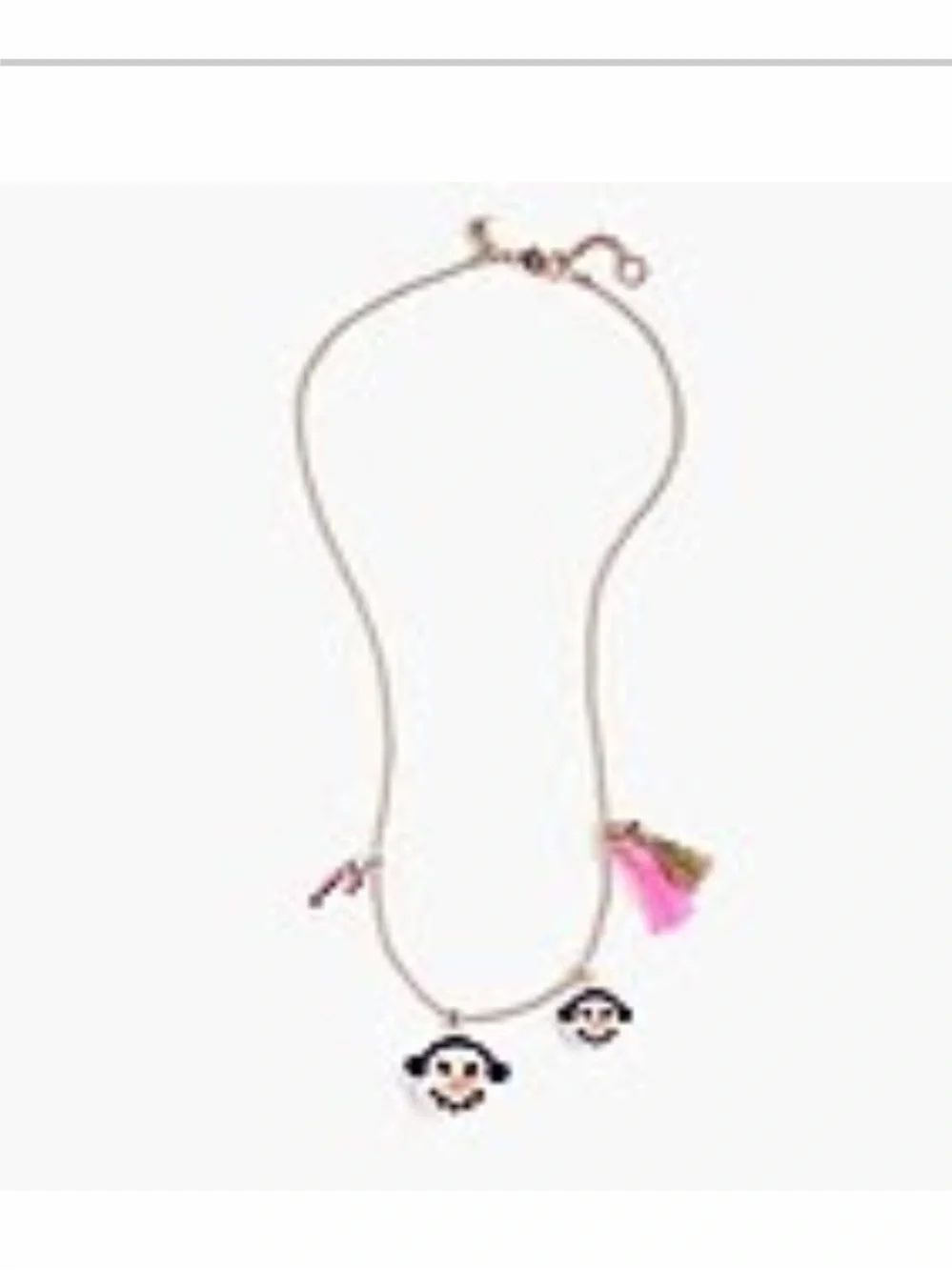 Crewcuts snowman holiday necklace